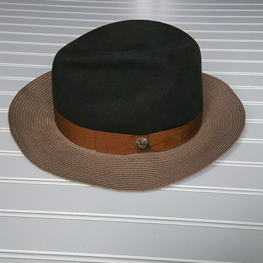 Goorin Bros Black and Tan Fedora Ladies Hat - XL - Picture 5 of 8